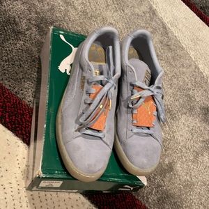 Suede Epic Remix Blue Fog-Cameo Brown